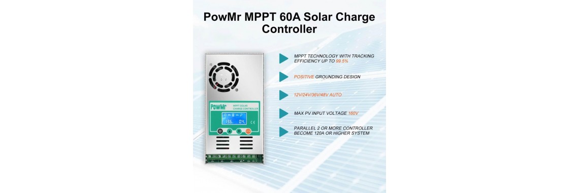 PowMr MPPT Solar Controller