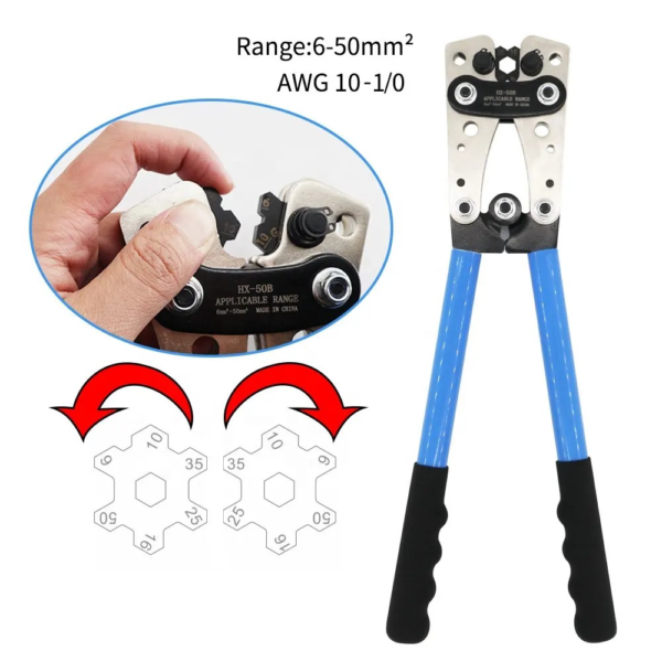 Manual Crimping Tool + Cable Cutter - Image 6