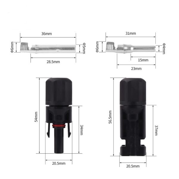 MC4 Connector 1000V DC - 30A - Image 3