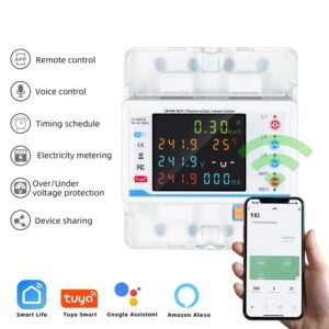 3 Phase 100A WiFi Smart Protector and Energy Meter