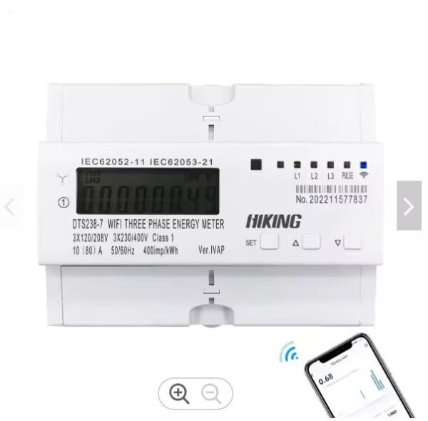3 phase 200A WiFi Smart Bidirectional Meter/Protector with CT
