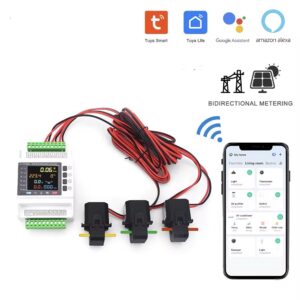 3 phase WiFi Smart Meter / protector with CT 200A