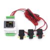 3 phase WiFi smart meter with CT for energy monitoring and protection