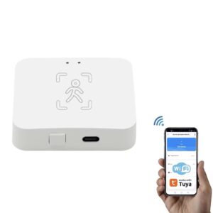 Smart Human Presence Sensor for motion detection, enhancing safety and automation in homes and businesses.