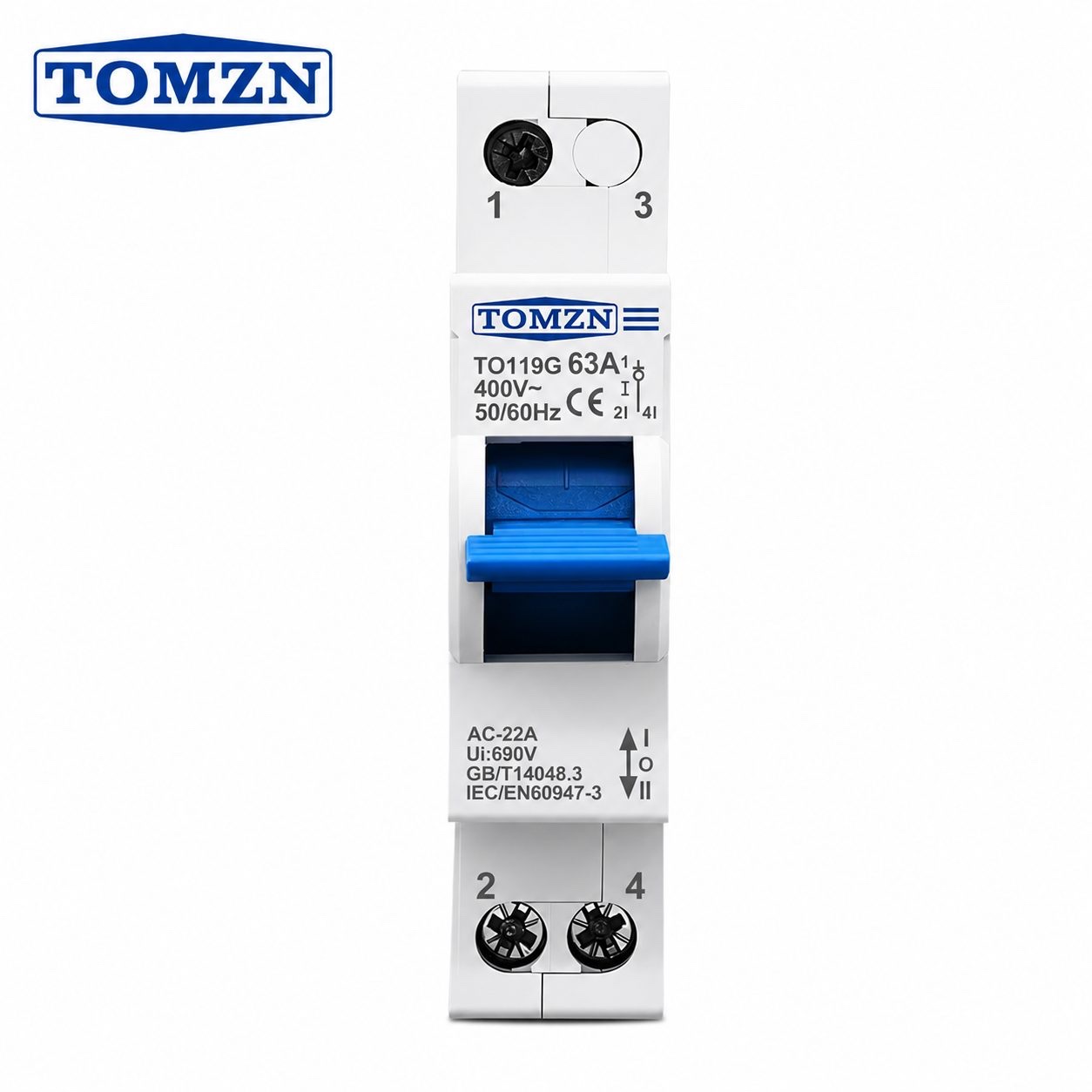 Tomzn MTS 1P 63A Manual Transfer Switch TO119G - Image 2