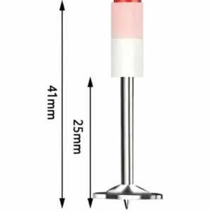 Pin nail with 25 mm length below sleeve, 41 mm overall length, 7.3 mm upper sleeve and 16 mm washer